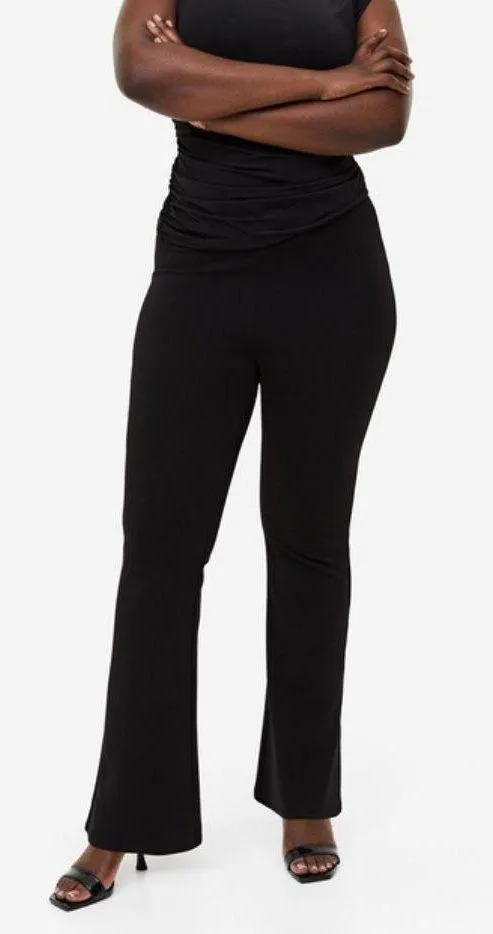 H&M Flare Ribbed Leggings - Image 3