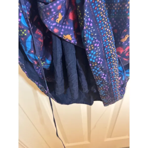 Johnny Was Womens Silk Paisley Print Drawstring Waist Midi Dress Size S - Image 5