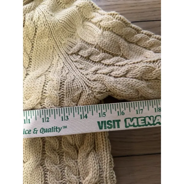 Cabelas Women's Knit Button Cardigan‎ Sweater Jacket Heavy Size S Sherpa Hood - Image 6