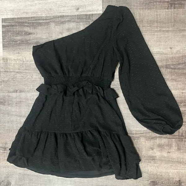 ALTAR’D STATE One Shoulder Mini Dress - Image 4