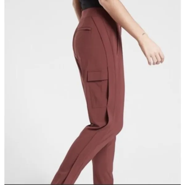 Athleta Uptown Ankle Pant Cognac Brown Size 6 - Image 2