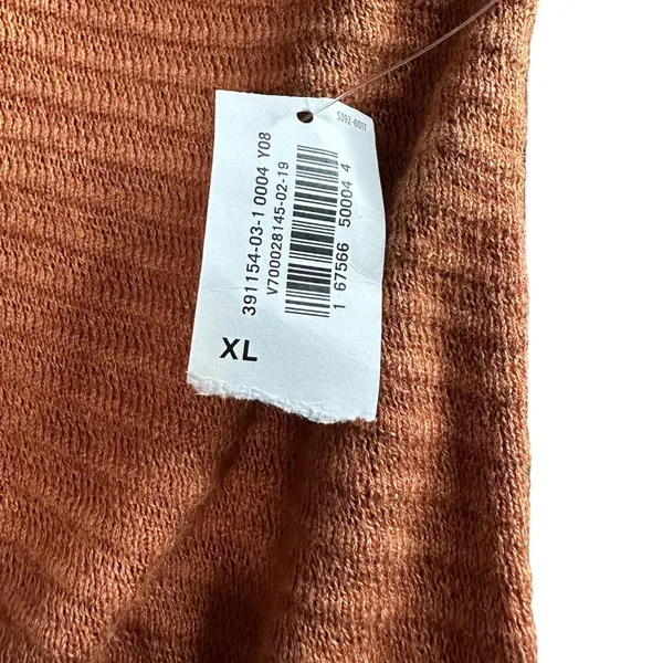 New Old Navy Pumpkin Burnt Orange Open Front Carfugan Size XL - Image 7