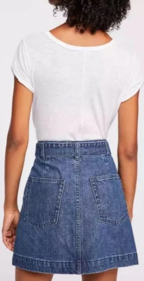Free People We The Free Jade Belted Skirt size 26 - Image 2