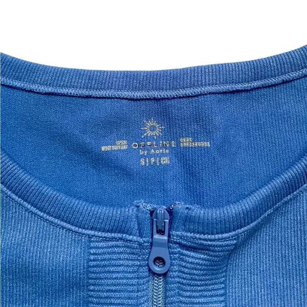 Aerie Offline Blue Sweat Most Support Cardio Sports Bra - Image 2