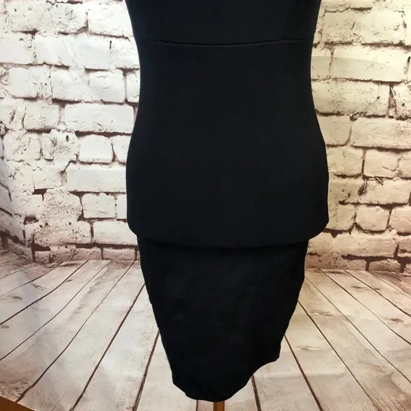 Lulu's Black Bodycon Dress with‎ Ruffle Sleeves - Image 3