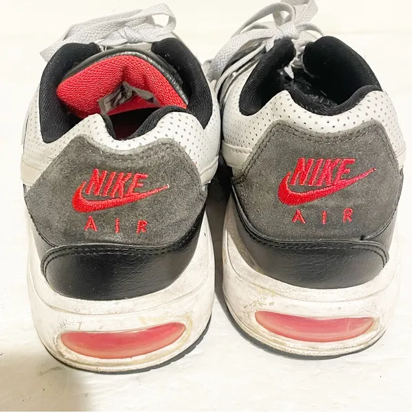 Nike Womens Size 9 Black White Air Max Command Athletic Running Shoes Sneakers‎ - Image 4