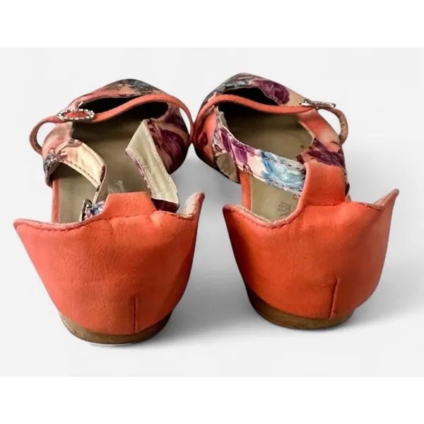 Floral slip on flats size 5.5 Enchanted FairyCore shoes bright whimsy botanical - Image 4