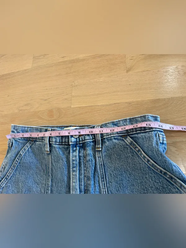 Abercrombie & Fitch the ‘90s straight ultra high rise denim size 31 / 12 - Image 7