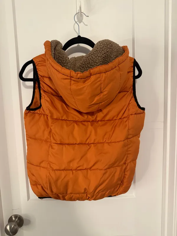 Ruff Hewn Orange Hooded Vest - Image 2
