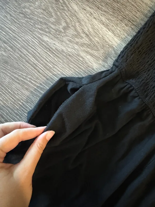 Black Bow Jumpsuit Size M - Image 5