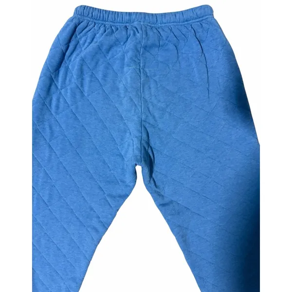 Aviator Nation‎ Quilted Sweatpants Ocean Blue Size Large - Image 4