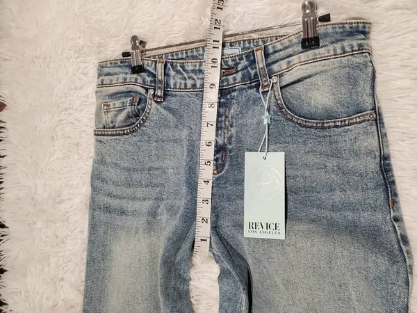 Revice NEW TLC Ocean Ave Low Rise Baggy Jeans in Blue Size 27 - Image 5