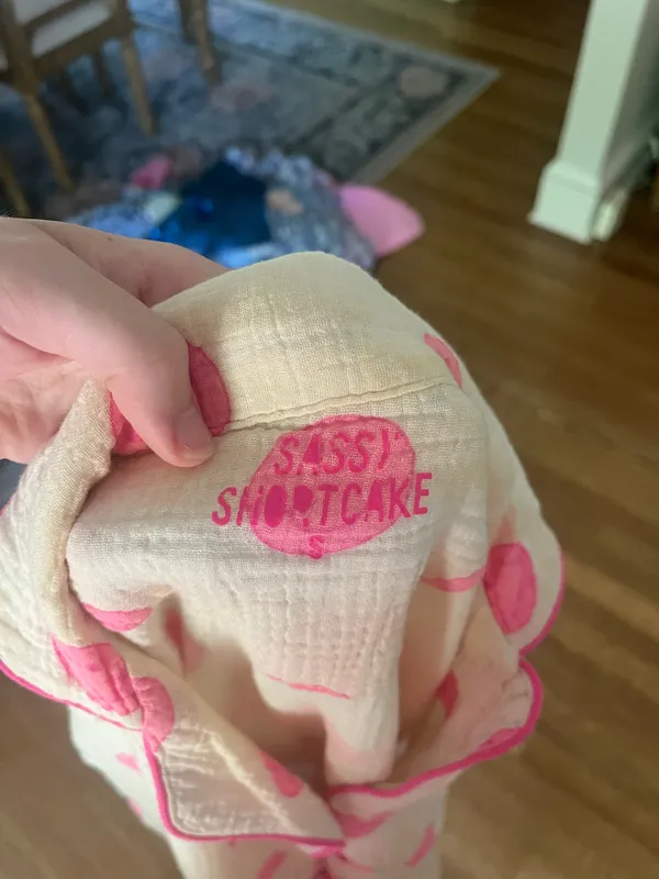 Sassi Shortcake Pajamas Pink Size XS - Image 5
