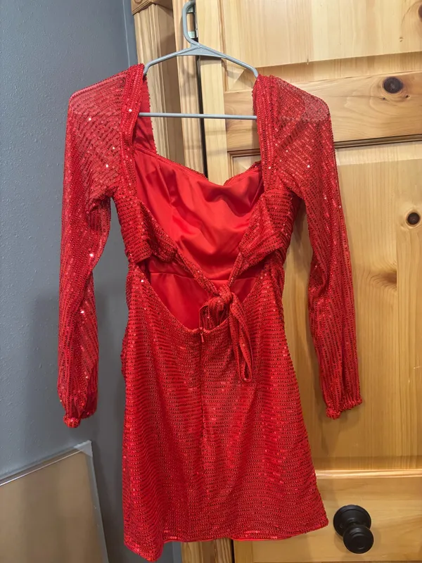 Red Semi Formal Dress - Image 4