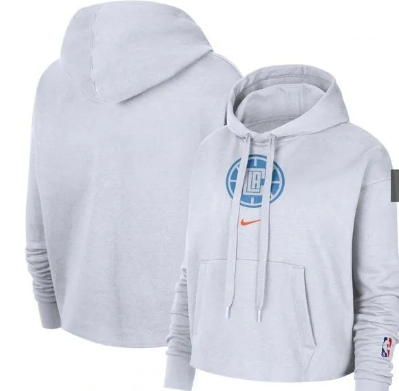 Nike Women's LA clippers  hoodie White - Image 2