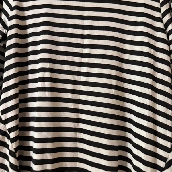 Heathmoor Black Striped Women's Tunic‎ Size XL - Image 3
