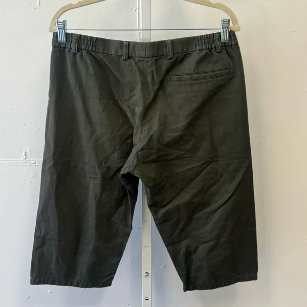 Stephan Schneider Women's Linen Blend European Dark Green Capris Pants Sz‎ 4 - Image 2
