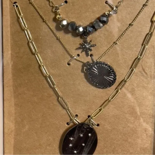Rachel Roy Necklace NIB Trio Set Kindness is Always Fashionable - Image 2