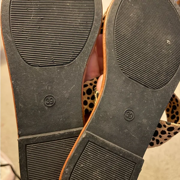 Cheetah Print Sandals Size 9 - Image 2