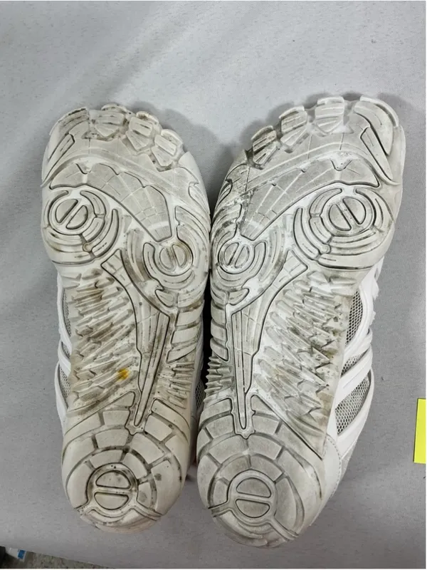 Adult Flexible Swim Water Shoes White Men 7.5 Woman 9.5 - Image 6