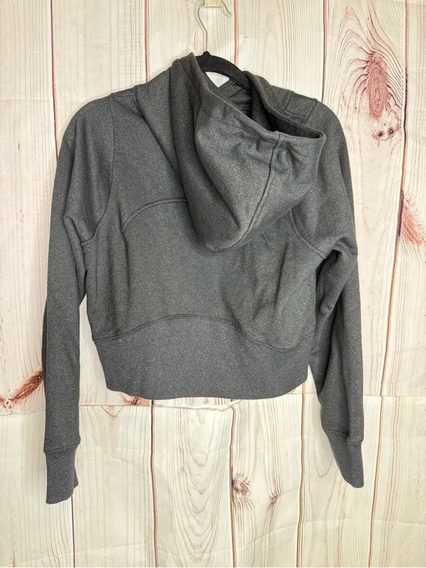 Lululemon Loungeful Cropped Hoodie *Spark Black / Black - Image 3