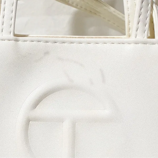 Telfar White Mini Small Crossbody Bag Tote - Image 2