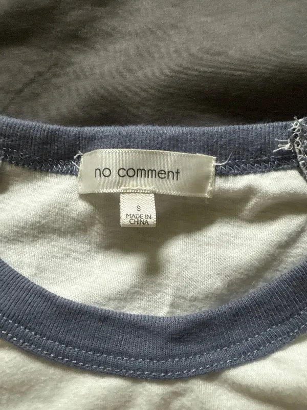 No comment Outer banks North Carolina crop long sleeve shirt size small - Image 3
