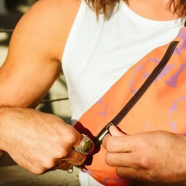 Modcloth Mad Lemon Neon Groovy Sling Fanny Pack - Image 7