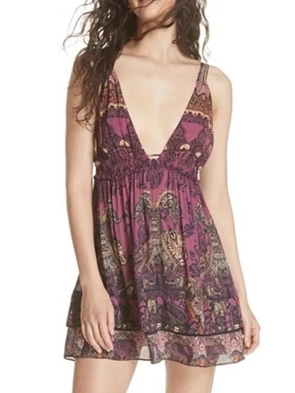 Free People me to you slip dress - Image 2