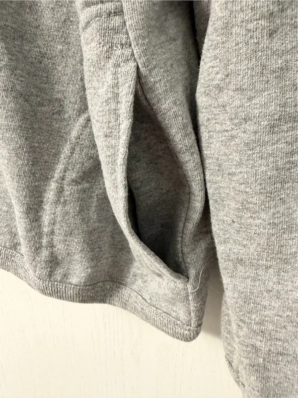 Grey Button-Up Hoodie Jacket - Image 4