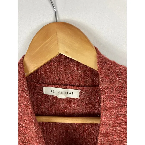 Olive + Oak Mock Neck Colorblock Two toned Tunic Sweater XL - Image 3
