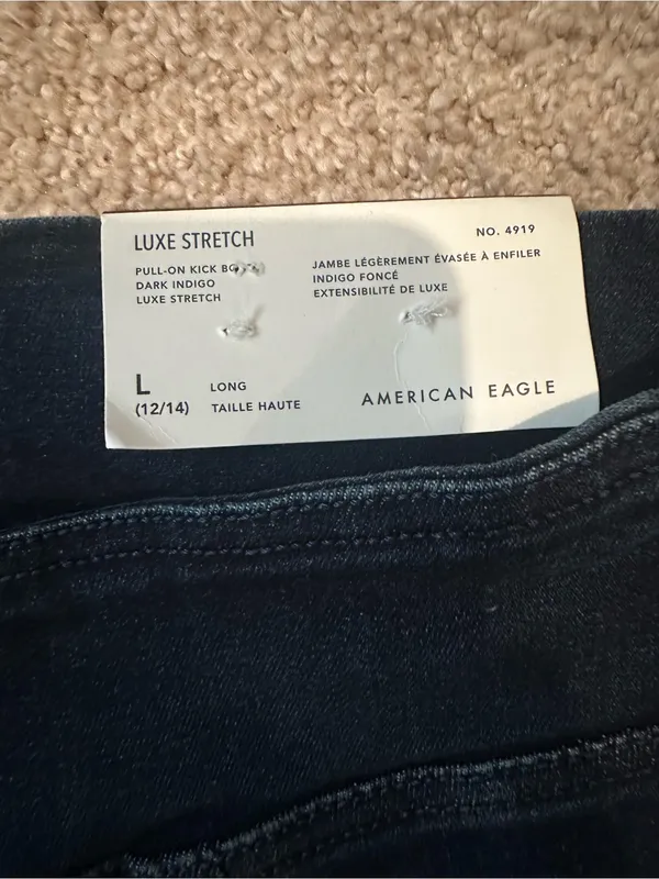 American Eagle Outfitters Luxe Stretch Bootcut Jeans - Image 3