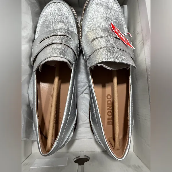 NEW Blondo Womens Penny Loafers Waterproof Genuine Leather Shoes 7.5 $129 - Image 4