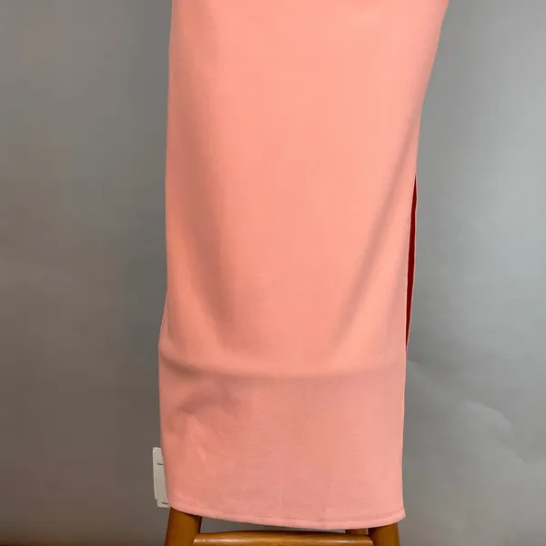 Abercrombie & Fitch Dress Crossover Bodice NWT‎ FLAWS Peach Pink Size Large - Image 7