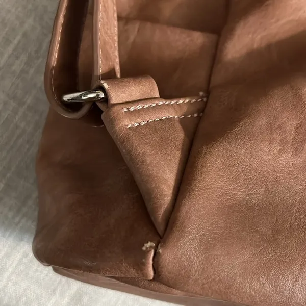 Urban Expressions Brown Faux‎ Leather Mini Backpack Convertible Crossbody Bag - Image 9
