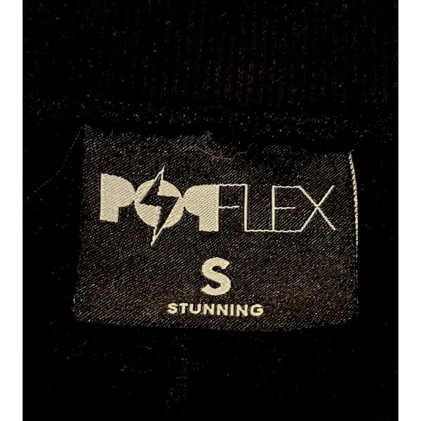Popflex Whimsigoth Cozy Lounge Teddy Faux Sherpa PJ Shorts Pockets Black Sz S - Image 3