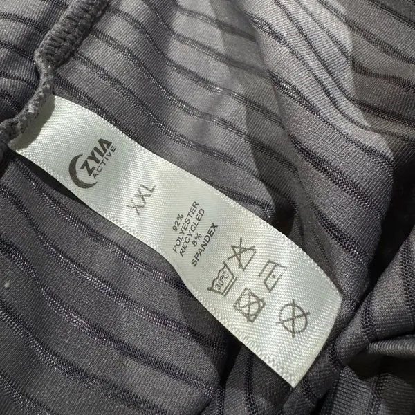 Zyia Active Grey Havana Racerback Tank Top Athletic Women’s XXL 2XL - Image 3