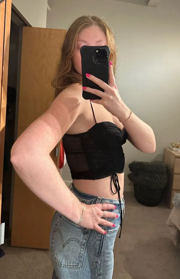 Princess Polly mesh corset crop top - Image 3
