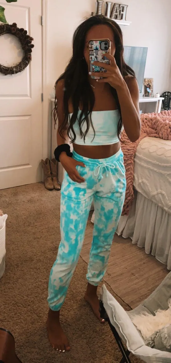 Tie Dye Sweatpants Size M - Image 2