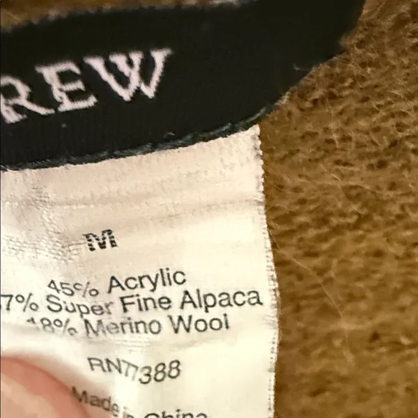 J.Crew open long sleeved cardigan super warm alpaca and wool deep pictures - Image 2