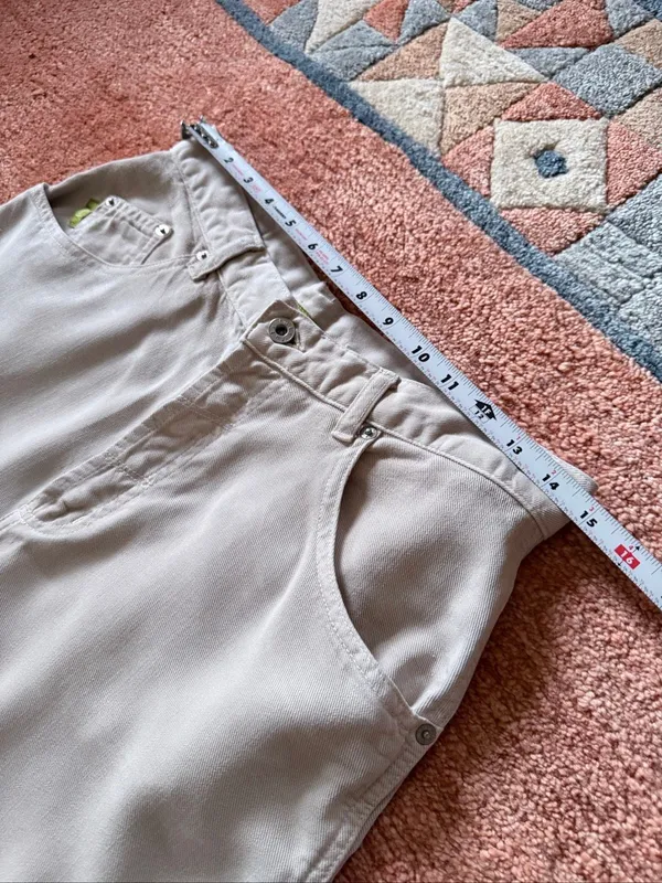 Vintage 80s PULP High Rise Bermuda Shorts Button Front Made in USA 10 - Image 5