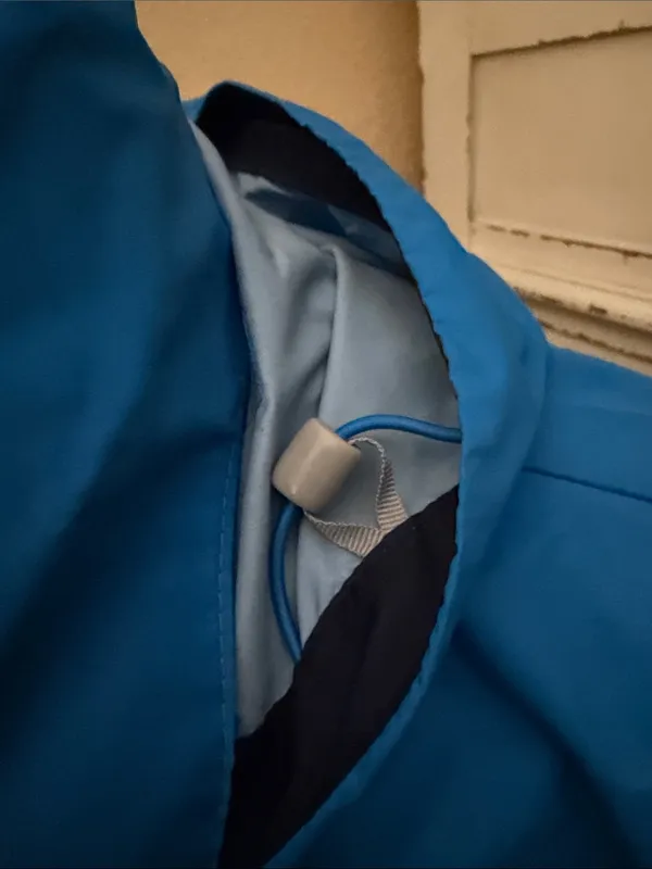 Columbia Women's Bright Blue Hooded Shell Jacket - Image 3