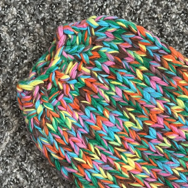 Handmade Colorful Knit Sweater - Image 5