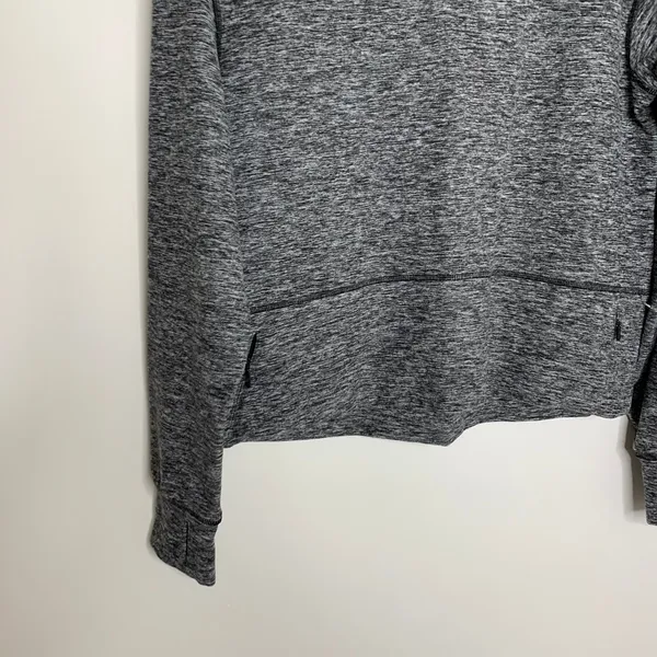 Lululemon Ready to Rulu Fleece Pullover Heathered Black Size 6 - Image 11