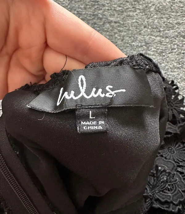 Lulus Backless Lace Dress - Image 3