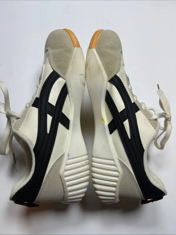 De Florance Vintage Sneakers Shoes DF Cloudea Lightweight Beige Black S-558 Sz 9 - Image 4