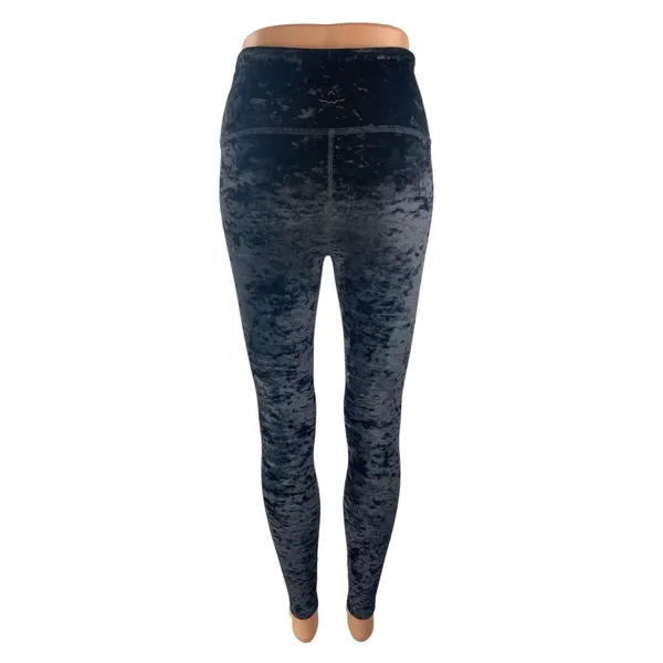 Beyond Yoga Velvet Motion Black Skinny Gym Athletic Activewear Leggings Pants S - Image 4