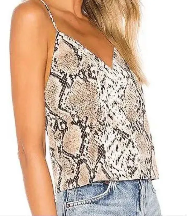 superdown Snakeskin Camisole Tank - Image 3
