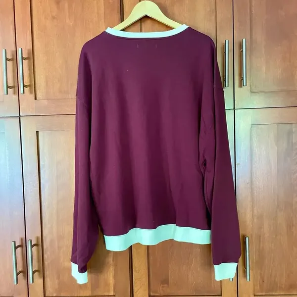 We the Free Sweatshirt Classic Crew Colorblock Size Small NEW - Image 7