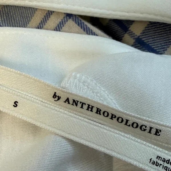 Anthro White Tee Shirt NWOT - Image 8